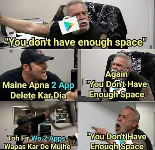 funny android storage  CRAMEMS MEMES