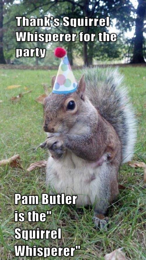 Squirrel Whisperer Birthday Party CRAMEMS MEMES