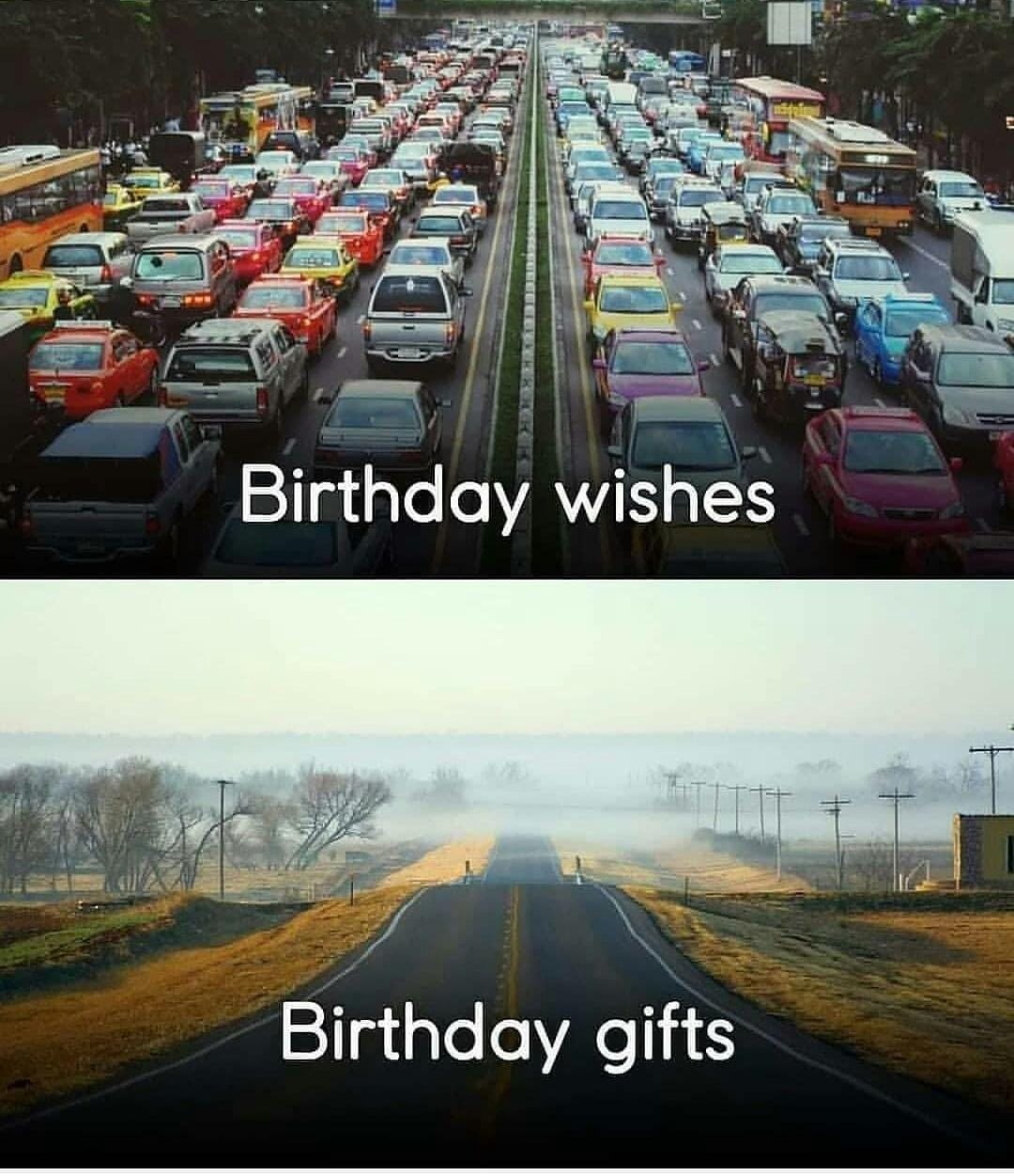 Birthday wishes vs Birthday gifts  CRAMEMS MEMES