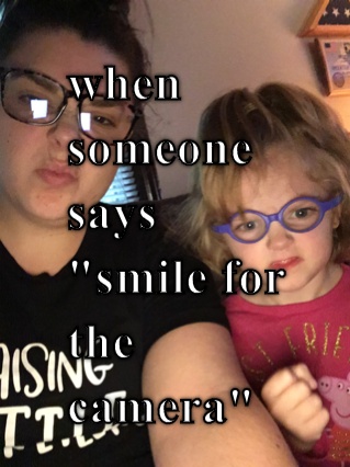 When someone says smile Little sis and mom were told to smile CRAMEMS MEMES